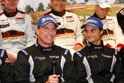 26-February-2012;Australia;Bathurst;Bathurst-12-Hour;Bret-Curtis;Erebus-Motorsport;Erebus-Racing;Mt-Panorama;NSW;New-South-Wales;atmosphere;auto;endurance;interview;media-centre;motorsport;paddock;portrait;racing;telephoto