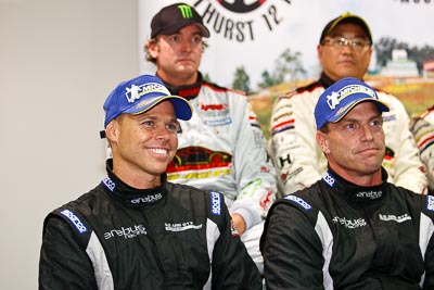 26-February-2012;Australia;Bathurst;Bathurst-12-Hour;Erebus-Motorsport;Erebus-Racing;Mt-Panorama;NSW;New-South-Wales;Peter-Hackett;atmosphere;auto;endurance;interview;media-centre;motorsport;paddock;portrait;racing;telephoto