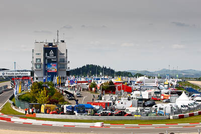 17-May-2012;24-Hour;Deutschland;Germany;Green-Hell;Grüne-Hölle;Nuerburg;Nuerburgring;Nurburg;Nurburgring;Nürburg;Nürburgring;Rhineland‒Palatinate;atmosphere;auto;endurance;landscape;motorsport;paddock;racing;scenery;sky;telephoto