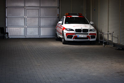 17-May-2012;24-Hour;BMW;Deutschland;Germany;Green-Hell;Grüne-Hölle;Medical-Car;Nuerburg;Nuerburgring;Nurburg;Nurburgring;Nürburg;Nürburgring;Rhineland‒Palatinate;atmosphere;auto;endurance;motorsport;paddock;racing;telephoto