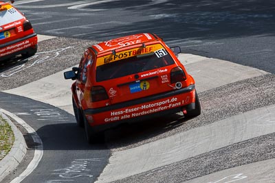 151;17-May-2012;24-Hour;AC-1927-Mayen;Adrian-Santos;Deutschland;Germany;Green-Hell;Grüne-Hölle;Gustavo-Fontana;Jose-Visir;Karussell;Nuerburg;Nuerburgring;Nurburg;Nurburgring;Nürburg;Nürburgring;Reto-Giovanello;Rhineland‒Palatinate;Volkswagen-Golf-3-16V;auto;endurance;motorsport;racing;telephoto