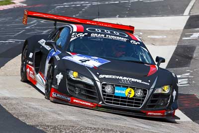 4;17-May-2012;24-Hour;4;Allan-Simonsen;Andrea-Piccini;Audi-R8-LMS-Ultra;Deutschland;Edward-Sandström;Germany;Green-Hell;Grüne-Hölle;Karussell;Nuerburg;Nuerburgring;Nurburg;Nurburgring;Nürburg;Nürburgring;Oliver-Jarvis;Rhineland‒Palatinate;Speedhunters-Team-WRT;auto;endurance;motorsport;racing;telephoto