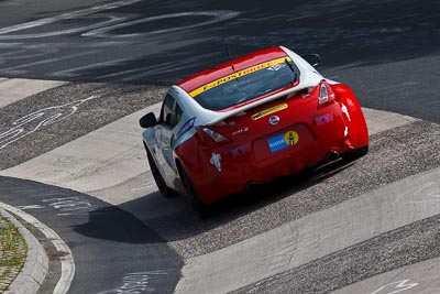 46;17-May-2012;24-Hour;David-Franzen;Deutschland;Frank-Hufstadt;Germany;Green-Hell;Grüne-Hölle;Karussell;Michael-Hess;Nissan-370Z;Nuerburg;Nuerburgring;Nurburg;Nurburgring;Nürburg;Nürburgring;Rhineland‒Palatinate;Wolfgang-Drabiniok;auto;endurance;motorsport;racing;telephoto