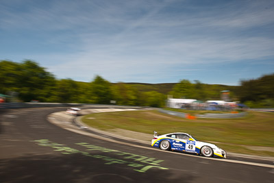 49;17-May-2012;24-Hour;Andreas-Carlsson;Deutschland;Germany;Green-Hell;Grüne-Hölle;John-Larssson;Karussell;Nuerburg;Nuerburgring;Nurburg;Nurburgring;Nürburg;Nürburgring;Porsche-911-GT3-RS-997;Porsche-Center-Väst;Rhineland‒Palatinate;Sten-Carlsson;Ulf-Larssson;auto;clouds;endurance;motion-blur;motorsport;racing;sky;wide-angle