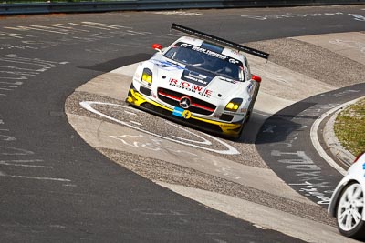 21;17-May-2012;21;24-Hour;Deutschland;Germany;Green-Hell;Grüne-Hölle;Karussell;Mark-Bullitt;Marko-Hartung;Mercedes‒Benz-SLS-AMG-GT3;Michael-Zehe;Nuerburg;Nuerburgring;Nurburg;Nurburgring;Nürburg;Nürburgring;ROWE-Racing;Rhineland‒Palatinate;Roland-Rehfeld;auto;endurance;motorsport;racing;telephoto