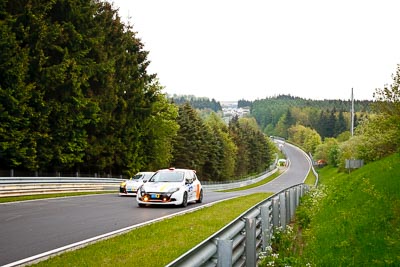 158;17-May-2012;24-Hour;Deutschland;Flugplatz;Germany;Green-Hell;Grüne-Hölle;Mark-Donaldson;Max-Girardo;Nuerburg;Nuerburgring;Nurburg;Nurburgring;Nürburg;Nürburgring;Renault-Clio;Rhineland‒Palatinate;Xavier-Lamadrid;auto;endurance;landscape;motorsport;racing;scenery;trees;wide-angle