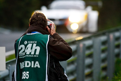 17-May-2012;24-Hour;Deutschland;Flugplatz;Germany;Green-Hell;Grüne-Hölle;Nuerburg;Nuerburgring;Nurburg;Nurburgring;Nürburg;Nürburgring;Rhineland‒Palatinate;Topshot;atmosphere;auto;endurance;motorsport;photographer;portrait;racing;super-telephoto