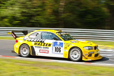 106;18-May-2012;24-Hour;BMW-1er-Coupe;Deutschland;Germany;Green-Hell;Grüne-Hölle;Hatzenbach;Hubert-Nacken;Kurt-Thiel;MSC-Rhön;Nuerburg;Nuerburgring;Nurburg;Nurburgring;Nürburg;Nürburgring;Pierre-de-Thoisy;Rhineland‒Palatinate;Thierry-Depoix;auto;endurance;motion-blur;motorsport;racing;telephoto