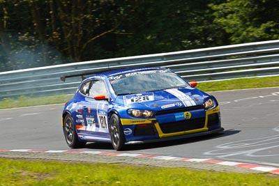 128;18-May-2012;24-Hour;Christian-Krognes;Deutschland;Dominik-Brinkmann;Germany;Green-Hell;Grüne-Hölle;Hatzenbach;LMS-Engineering;Lars-Stugemo;Maik-Rosenberg;Nuerburg;Nuerburgring;Nurburg;Nurburgring;Nürburg;Nürburgring;Rhineland‒Palatinate;Volkswagen-Scirocco-GT24;auto;endurance;motorsport;racing;telephoto