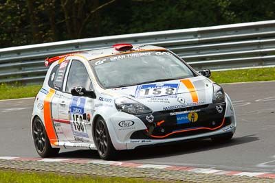 158;18-May-2012;24-Hour;Deutschland;Germany;Green-Hell;Grüne-Hölle;Hatzenbach;Mark-Donaldson;Max-Girardo;Nuerburg;Nuerburgring;Nurburg;Nurburgring;Nürburg;Nürburgring;Renault-Clio;Rhineland‒Palatinate;Xavier-Lamadrid;auto;endurance;motorsport;racing;telephoto