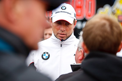 18-May-2012;24-Hour;BMW-Team-Schubert;Deutschland;Dirk-Adorf;Germany;Green-Hell;Grüne-Hölle;Nuerburg;Nuerburgring;Nurburg;Nurburgring;Nürburg;Nürburgring;Rhineland‒Palatinate;Topshot;atmosphere;auto;endurance;motorsport;paddock;portrait;racing;telephoto