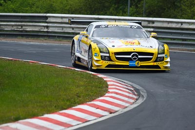 16;16;18-May-2012;24-Hour;Andrii-Lebed;Black-Falcon;Christian-Bracke;Deutschland;Germany;Green-Hell;Grüne-Hölle;Hannes-Plesse;Mercedes‒Benz-SLS-AMG-GT3;Nuerburg;Nuerburgring;Nurburg;Nurburgring;Nürburg;Nürburgring;Reinhold-Renger;Rhineland‒Palatinate;Wehrseifen;auto;endurance;motorsport;racing;super-telephoto