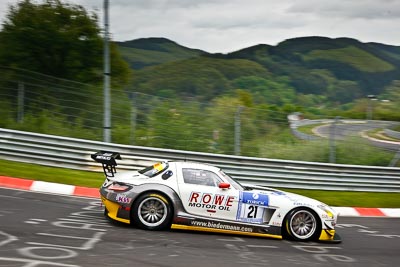 21;18-May-2012;21;24-Hour;Deutschland;Germany;Green-Hell;Grüne-Hölle;Mark-Bullitt;Marko-Hartung;Mercedes‒Benz-SLS-AMG-GT3;Michael-Zehe;Nuerburg;Nuerburgring;Nurburg;Nurburgring;Nürburg;Nürburgring;ROWE-Racing;Rhineland‒Palatinate;Roland-Rehfeld;Wehrseifen;auto;endurance;landscape;motorsport;racing;scenery;wide-angle