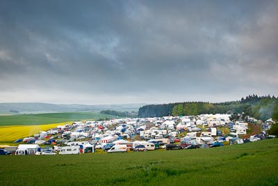 19-May-2012;24-Hour;Deutschland;Germany;Green-Hell;Grüne-Hölle;Nuerburg;Nuerburgring;Nurburg;Nurburgring;Nürburg;Nürburgring;Rhineland‒Palatinate;atmosphere;auto;camp;camping;caravan;clouds;endurance;landscape;motorsport;racing;scenery;sky;spectators;wide-angle