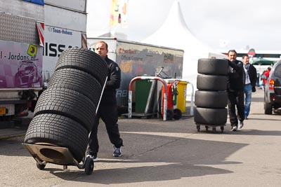 19-May-2012;24-Hour;50mm;Deutschland;Germany;Green-Hell;Grüne-Hölle;Nuerburg;Nuerburgring;Nurburg;Nurburgring;Nürburg;Nürburgring;Rhineland‒Palatinate;atmosphere;auto;endurance;mechanic;motorsport;paddock;racing;tyres