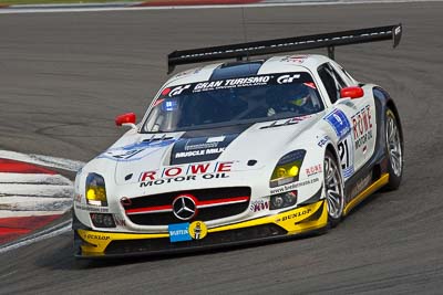 21;19-May-2012;21;24-Hour;Deutschland;Germany;Green-Hell;Grüne-Hölle;Mark-Bullitt;Marko-Hartung;Mercedes‒Benz-SLS-AMG-GT3;Michael-Zehe;Nuerburg;Nuerburgring;Nurburg;Nurburgring;Nürburg;Nürburgring;ROWE-Racing;Rhineland‒Palatinate;Roland-Rehfeld;auto;endurance;motorsport;racing;super-telephoto