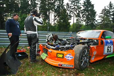 63;19-May-2012;24-Hour;63;Deutschland;Germany;Ginetta-GT4;Green-Hell;Grüne-Hölle;Matteo-Cressoni;Michael-Simpson;Nuerburg;Nuerburgring;Nurburg;Nurburgring;Nürburg;Nürburgring;Rhineland‒Palatinate;Tiziano-Frazza;atmosphere;auto;endurance;motorsport;racing;wide-angle