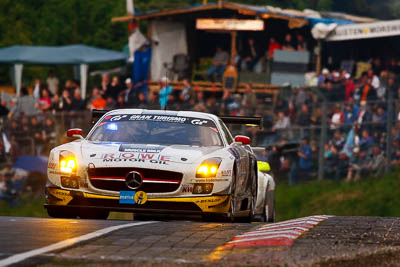 21;19-May-2012;21;24-Hour;Brunnchen;Brünnchen;Deutschland;Germany;Green-Hell;Grüne-Hölle;Mark-Bullitt;Marko-Hartung;Mercedes‒Benz-SLS-AMG-GT3;Michael-Zehe;Nuerburg;Nuerburgring;Nurburg;Nurburgring;Nürburg;Nürburgring;ROWE-Racing;Rhineland‒Palatinate;Roland-Rehfeld;auto;endurance;motorsport;racing;super-telephoto