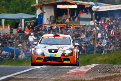 130;19-May-2012;24-Hour;Brett-Niall;Brunnchen;Brünnchen;Clint-Harvey;Deutschland;Germany;Green-Hell;Grüne-Hölle;Malcolm-Niall;Mark-Pilatti;Nuerburg;Nuerburgring;Nurburg;Nurburgring;Nürburg;Nürburgring;Rhineland‒Palatinate;Seat-Leon-Supercopa;auto;endurance;motorsport;racing;super-telephoto