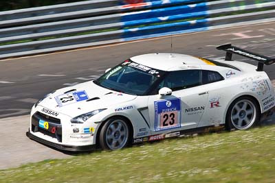 23;20-May-2012;23;24-Hour;Deutschland;Germany;Green-Hell;Grüne-Hölle;Karussell;Kazuki-Hoshino;Michael-Krumm;Nissan-GT‒R;Nuerburg;Nuerburgring;Nurburg;Nurburgring;Nürburg;Nürburgring;Rhineland‒Palatinate;Team-Nissan-GT‒R;Tetsuya-Tanaka;Toshio-Suzuki;auto;endurance;motorsport;racing;super-telephoto