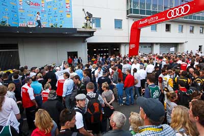 20-May-2012;24-Hour;Deutschland;Germany;Green-Hell;Grüne-Hölle;Nuerburg;Nuerburgring;Nurburg;Nurburgring;Nürburg;Nürburgring;Rhineland‒Palatinate;atmosphere;auto;endurance;motorsport;podium;racing;wide-angle