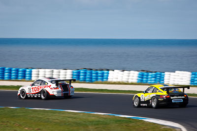 12;18;12;22-September-2012;Australia;Brent-Odgers;Michael-Almond;Phillip-Island;Porsche-911-GT3-Cup-997;Porsche-GT3-Cup-Challenge;Shannons-Nationals;VIC;Victoria;auto;motion-blur;motorsport;ocean;racing;super-telephoto