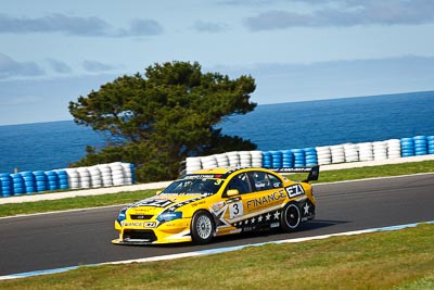 3;22-September-2012;3;Australia;Fernandez-Motorsport;Ford-Falcon-BA;Josh-Hunter;Phillip-Island;Shannons-Nationals;V8-Touring-Cars;VIC;Victoria;auto;motorsport;ocean;racing;telephoto