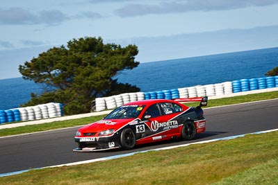 13;13;22-September-2012;Australia;Bobby-Jane;Ford-Falcon-BA;Phillip-Island;Shannons-Nationals;V8-Touring-Cars;VIC;Victoria;auto;motorsport;ocean;racing;telephoto