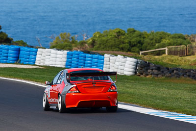 17;17;22-September-2012;Australia;Ford-Falcon-AU;Phillip-Island;Shane-Hunt;Shannons-Nationals;V8-Touring-Cars;VIC;Victoria;auto;motorsport;ocean;racing;super-telephoto