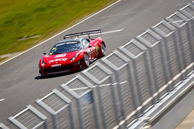 88;22-September-2012;88;AGT;Australia;Australian-GT-Championship;Ferrari-458-Italia-GT3;Grand-Tourer;John-Bowe;Maranello-Motorsport;Peter-Edwards;Phillip-Island;Shannons-Nationals;VIC;Victoria;auto;endurance;fence;motion-blur;motorsport;racing;telephoto