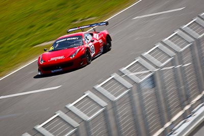 49;22-September-2012;AGT;Australia;Australian-GT-Championship;Ferrari-458-Italia-GT3;Grand-Tourer;Phillip-Island;Renato-Loberto;Shannons-Nationals;Tony-Defelice;VIC;Victoria;auto;endurance;fence;motion-blur;motorsport;racing;telephoto