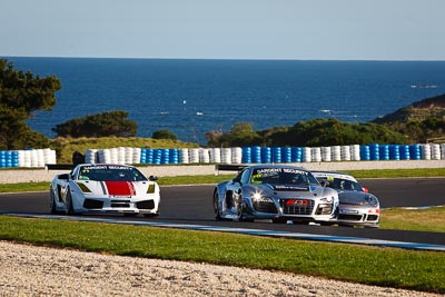 70;71;22-September-2012;70;71;AGT;Andrew-McInnes;Audi-R8-LMS;Australia;Australian-GT-Championship;Dean-Koutsoumidis;Grand-Tourer;John-Briggs;Lamborghini-Gallardo-LP502;Phillip-Island;Shannons-Nationals;VIC;Victoria;auto;endurance;motorsport;racing;telephoto