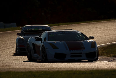 71;22-September-2012;71;AGT;Andrew-McInnes;Australia;Australian-GT-Championship;Dean-Koutsoumidis;Grand-Tourer;Lamborghini-Gallardo-LP502;Phillip-Island;Shannons-Nationals;VIC;Victoria;afternoon;auto;backlight;endurance;motorsport;racing;super-telephoto