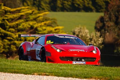 49;22-September-2012;AGT;Australia;Australian-GT-Championship;Ferrari-458-Italia-GT3;Grand-Tourer;Phillip-Island;Renato-Loberto;Shannons-Nationals;Tony-Defelice;VIC;Victoria;afternoon;auto;endurance;motorsport;racing;super-telephoto