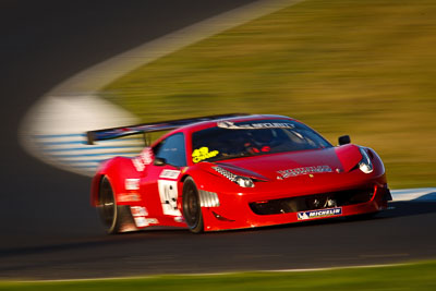 49;22-September-2012;AGT;Australia;Australian-GT-Championship;Ferrari-458-Italia-GT3;Grand-Tourer;Phillip-Island;Renato-Loberto;Shannons-Nationals;Tony-Defelice;VIC;Victoria;afternoon;auto;endurance;motion-blur;motorsport;racing;super-telephoto