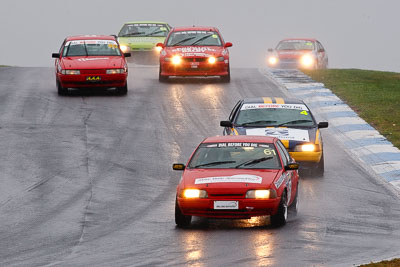 61;23-September-2012;Australia;Ford-Falcon-EA;Michael-Dale;Phillip-Island;Saloon-Cars;Shannons-Nationals;VIC;Victoria;auto;motorsport;racing;rain;super-telephoto;wet