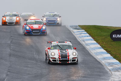 18;23-September-2012;Australia;Michael-Almond;Phillip-Island;Porsche-911-GT3-Cup-997;Porsche-GT3-Cup-Challenge;Shannons-Nationals;VIC;Victoria;auto;motorsport;racing;rain;super-telephoto;wet