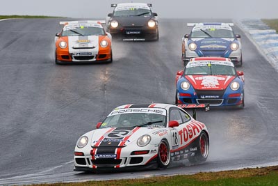 18;23-September-2012;Australia;Michael-Almond;Phillip-Island;Porsche-911-GT3-Cup-997;Porsche-GT3-Cup-Challenge;Shannons-Nationals;VIC;Victoria;auto;motorsport;racing;rain;super-telephoto;wet