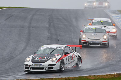 4;23-September-2012;4;Australia;Phillip-Island;Porsche-911-GT3-Cup-997;Porsche-GT3-Cup-Challenge;Shannons-Nationals;VIC;Victoria;auto;motorsport;racing;rain;super-telephoto;wet
