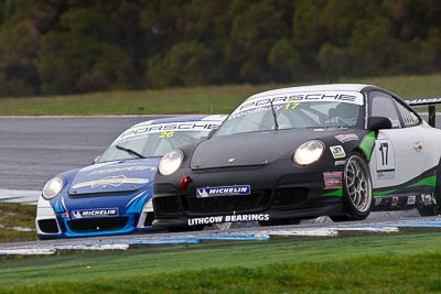 17;26;17;23-September-2012;26;Australia;John-Modystach;Philip-Woodbury;Phillip-Island;Porsche-911-GT3-Cup-997;Porsche-GT3-Cup-Challenge;Shannons-Nationals;VIC;Victoria;auto;motorsport;racing;rain;super-telephoto;wet