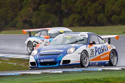 26;23-September-2012;26;Australia;John-Modystach;Phillip-Island;Porsche-911-GT3-Cup-997;Porsche-GT3-Cup-Challenge;Shannons-Nationals;VIC;Victoria;auto;motorsport;racing;rain;super-telephoto;wet