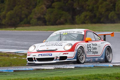 65;23-September-2012;65;Australia;Fraser-Ross;Phillip-Island;Porsche-911-GT3-Cup-997;Porsche-GT3-Cup-Challenge;Shannons-Nationals;VIC;Victoria;auto;motorsport;racing;rain;super-telephoto;wet