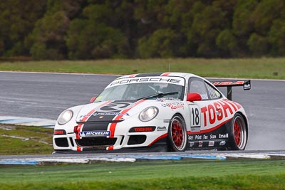 18;23-September-2012;Australia;Michael-Almond;Phillip-Island;Porsche-911-GT3-Cup-997;Porsche-GT3-Cup-Challenge;Shannons-Nationals;VIC;Victoria;auto;motorsport;racing;rain;super-telephoto;wet