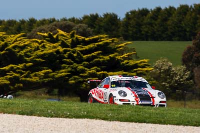 18;23-September-2012;Australia;Michael-Almond;Phillip-Island;Porsche-911-GT3-Cup-997;Porsche-GT3-Cup-Challenge;Shannons-Nationals;VIC;Victoria;auto;motorsport;racing;super-telephoto;trees