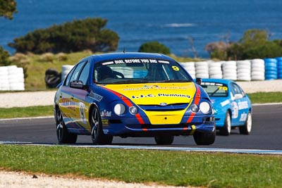 9;23-September-2012;9;Australia;Ford-Falcon-AU;Ian-Chivas;Phillip-Island;Saloon-Cars;Shannons-Nationals;VIC;Victoria;auto;motorsport;racing;super-telephoto