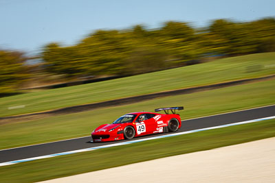 49;23-September-2012;AGT;Australia;Australian-GT-Championship;Ferrari-458-Italia-GT3;Grand-Tourer;Phillip-Island;Renato-Loberto;Shannons-Nationals;Tony-Defelice;VIC;Victoria;auto;endurance;motion-blur;motorsport;racing;telephoto;trees