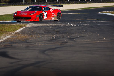 49;23-September-2012;AGT;Australia;Australian-GT-Championship;Ferrari-458-Italia-GT3;Grand-Tourer;Phillip-Island;Renato-Loberto;Shannons-Nationals;Tony-Defelice;Topshot;VIC;Victoria;auto;endurance;motorsport;racing;super-telephoto