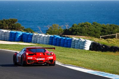 49;23-September-2012;AGT;Australia;Australian-GT-Championship;Ferrari-458-Italia-GT3;Grand-Tourer;Phillip-Island;Renato-Loberto;Shannons-Nationals;Tony-Defelice;VIC;Victoria;auto;endurance;motorsport;ocean;racing;super-telephoto