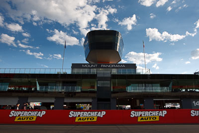 7-February-2013;Australia;Bathurst;Bathurst-12-Hour;Mt-Panorama;NSW;New-South-Wales;atmosphere;auto;building;clouds;endurance;landscape;morning;motorsport;racing;scenery;sky;wide-angle