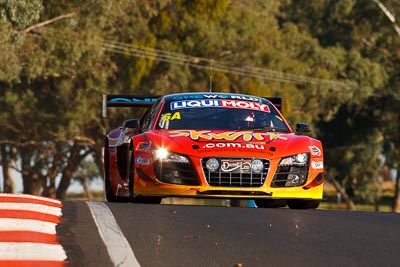 6;6;8-February-2013;Audi-R8-LMS;Australia;Bathurst;Bathurst-12-Hour;Craig-Lowndes;Grand-Tourer;McPhillamy-Park;Mt-Panorama;NSW;New-South-Wales;Rod-Salmon;Skwirk-Oneworld-Bar;Topshot;Warren-Luff;auto;endurance;motorsport;racing;super-telephoto